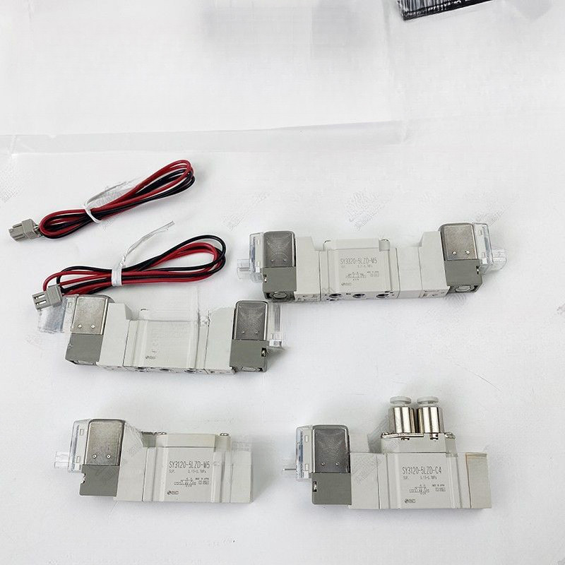วาล์วโซลินอยด์รุ่น SMC SY3120 SY3220 SY3320 ขนาด 3/4/5/6 รุ่น LZD LZ DZD GD ข้อต่อ M5 C4 C6