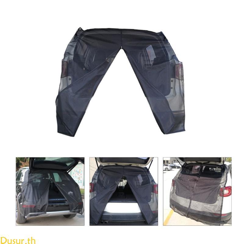 Dusur รถ Tailgate ยุงสุทธิ Mount Camping Trunk ระบายอากาศตาข่ายสําหรับ SUV Self-ขับรถทัวร์-ยุงสุทธิบ