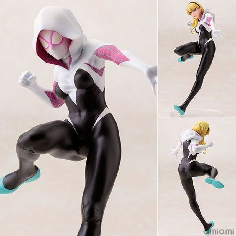 Spider-Man Gwins Daisy เปลี่ยนหัวชุดรูปตุ๊กตาของขวัญตกแต่ง