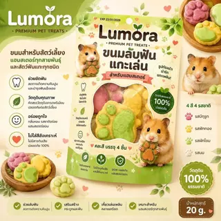 Lumora รวมขนม มากกว่า 20อย่าง สัตว์เลี้ยงแฮมสเตอร์