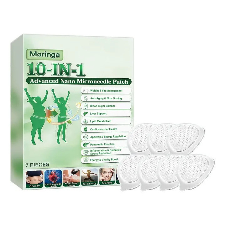 Mo Linjia Patch 10 in 1 Nano Micro Needle 7 ชิ้น Neutral CBWG