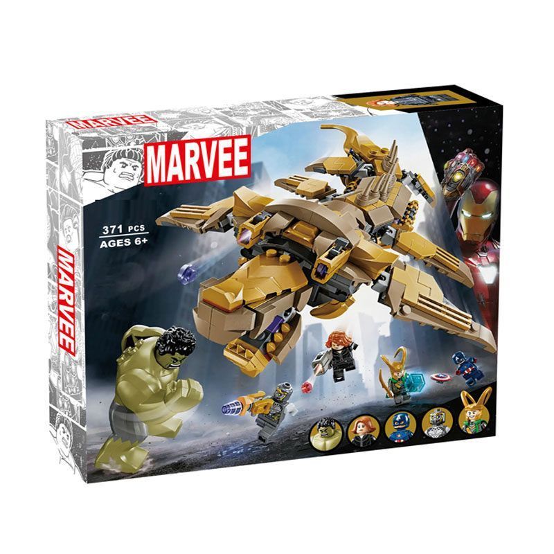 บล็อกตัวต่อ Superhero Avengers vs Leviathan Beast 76290 Boy ประกอบของเล่น
