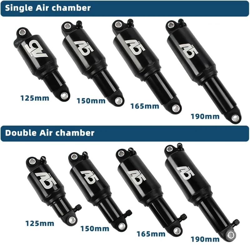 QE2T Ks A5 Rr1 โช๊คหลัง 125 150 165 190 MM Exa รูปแบบ Ultralight ความดันอากาศสําหรับจักรยาน Solo/Dua