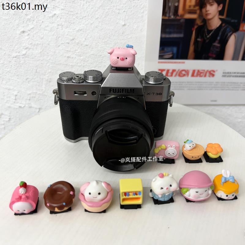 ฝาครอบรองเท้าร้อนการ์ตูนขนมหวานน่ารักเหมาะสําหรับ r50z5/6/7 Fuji xt5xs20xt30xm5zve10a6400