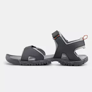 Decathlon Walking Sandals Men'S รองเท้ารัดส้นสำหรับผู้ชายใส่เดินรุ่น Nh100 - Grey
