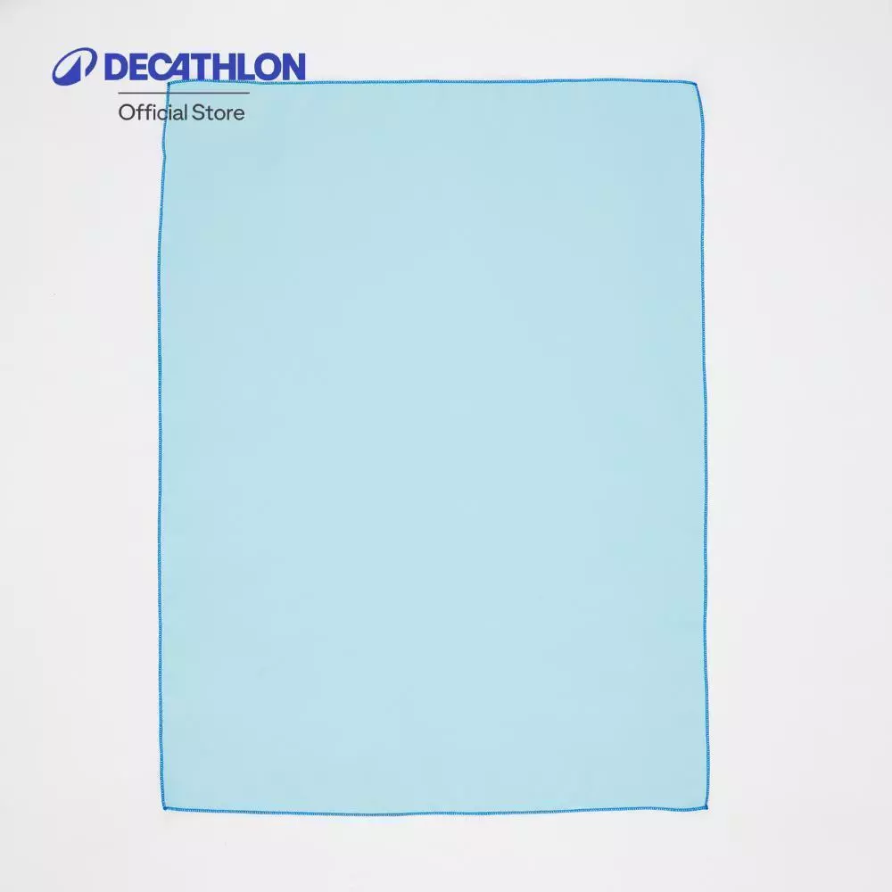 Decathlon Ultra Compact Microfibre Towel ผ้าขนหนูไมโครไฟเบอร์รุ่นกะทัดรัดเป็นพิเศษ ขนาด M 60 X 80 เซนติเมตร - Blue