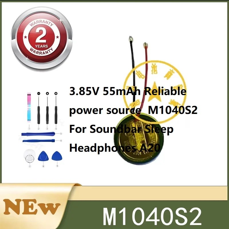 3.85V 55mAh แหล่งพลังงานที่เชื่อถือได้ M1040S2 สําหรับ Soundbar Sleep หูฟัง A20