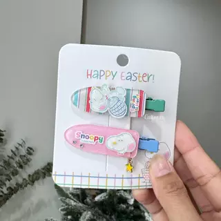 [แท้100%] Snoopy Easter - กิ๊บติดผม สนูปปี้ อีสเทอร์ ลิขสิทธิ์แท้ มีHologram