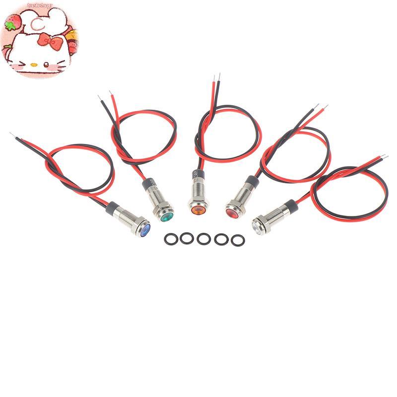 Tast P67 กันน้ํา 6 มม.LED โลหะไฟเตือนไฟแสดงสถานะ 3 V 5 V 6 V 12 V 24 V 220 V EN