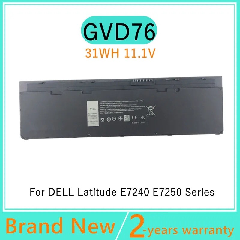 11.1V 31WH แบตเตอรี่แล็ปท็อปสําหรับ Dell Latitude E7250 E7240 4551-BBFW KWFFN J31N7 4551-BBFX GVD76 