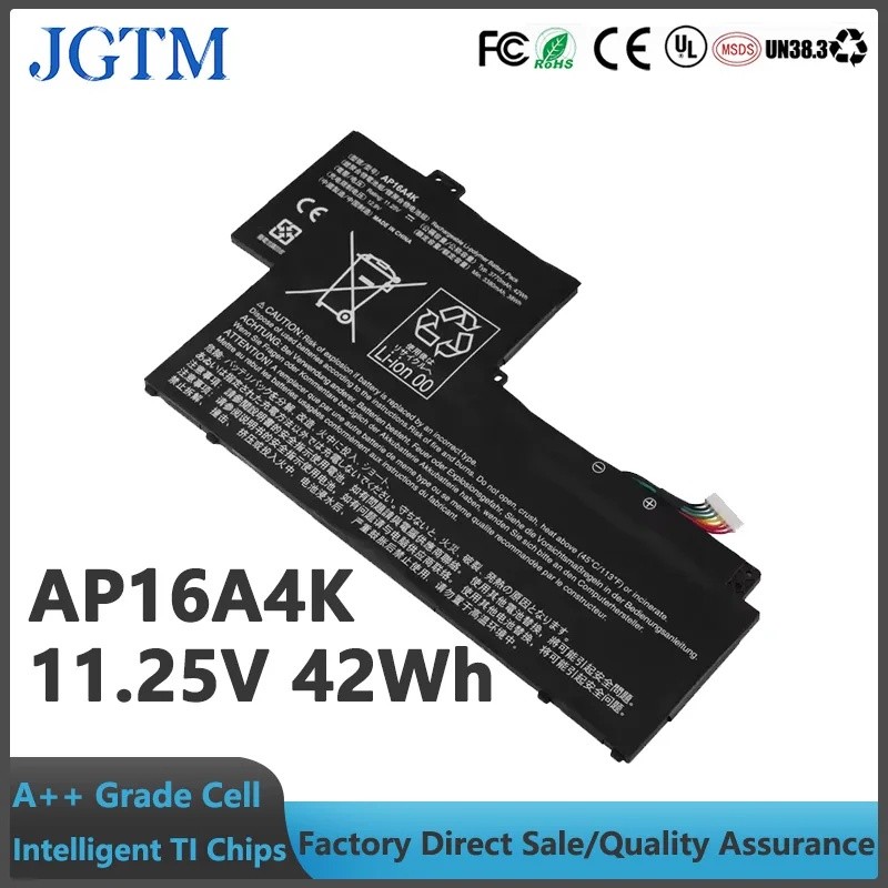 JGTM AP16A4K 11.25V 42Wh ยี่ห้อใหม่เปลี่ยนแบตเตอรี่แล็ปท็อปสําหรับ Acer Swift SF113-31-P865 SF11 ASP