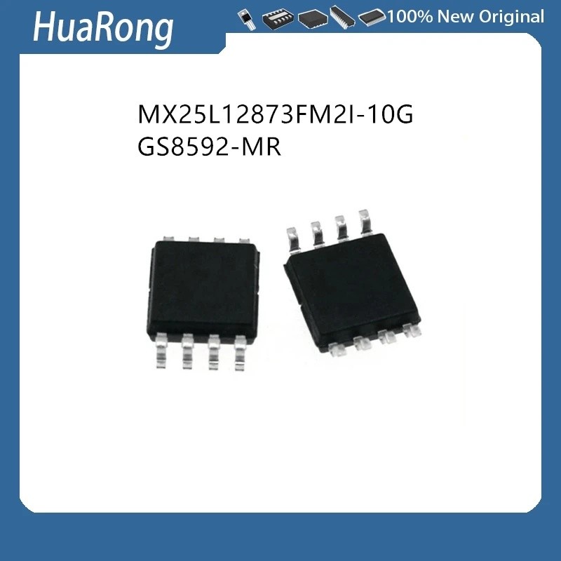 10 ชิ้น/แบทช์ MX25L12873FM2I-10G 25L12873FM2I 25L12873F GS8592-MR GS8592 SOP8