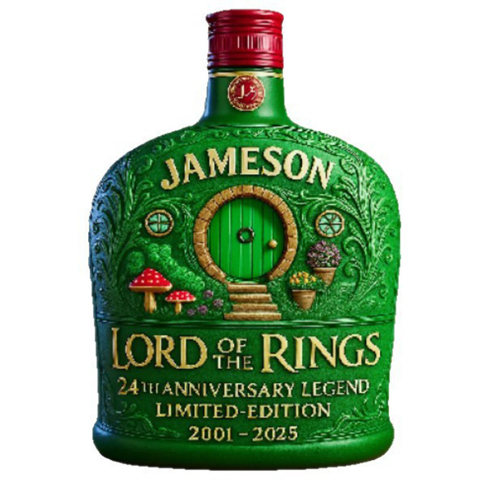Lord Of The Rings 2-สไตล์ขวดเหล้าแก้วเปล่า Hobbit House Eye Of Sauron สําหรับ Home Bar Collectible