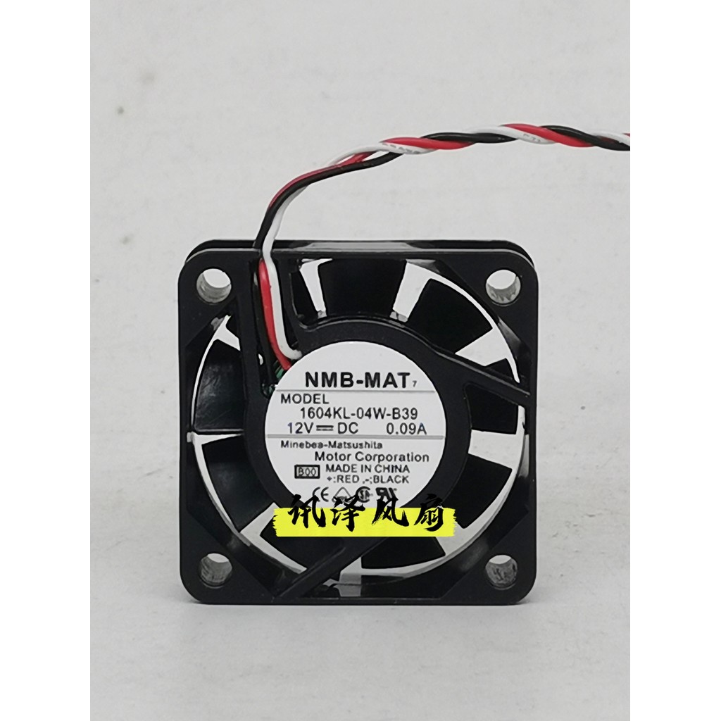 NMB-MAT7 1604KL-04W-B39 4cm 4010 DC12V 0.09A Driver พัดลมระบายความร้อน