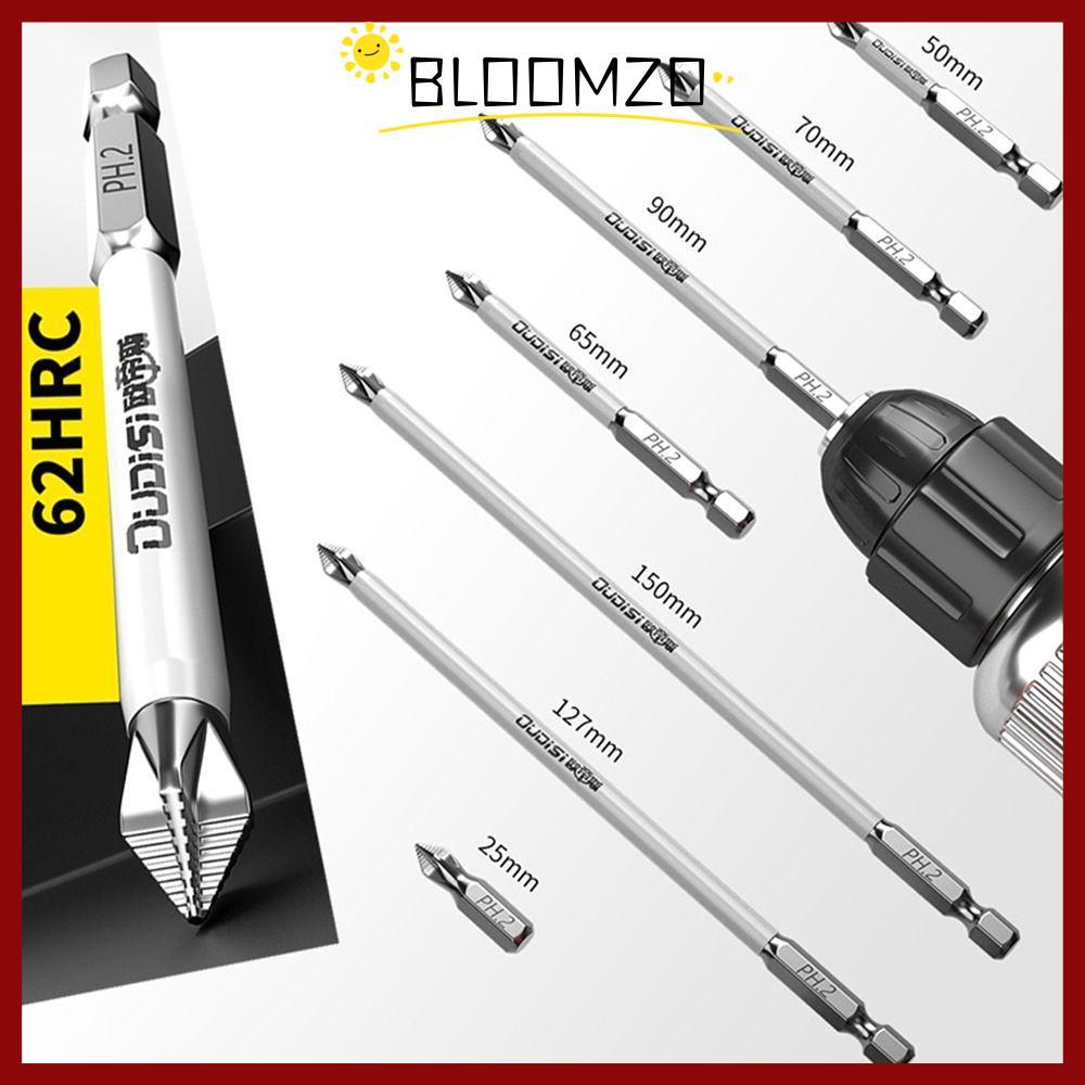 CODBLOOMZO 1/7 ชิ้น PH2 ดอกไขควง, กันลื่นพร้อมหัวไขควงความแข็งสูง, หัวชุดกันน้ําแบบแม่เหล็ก Cross Nutdriver