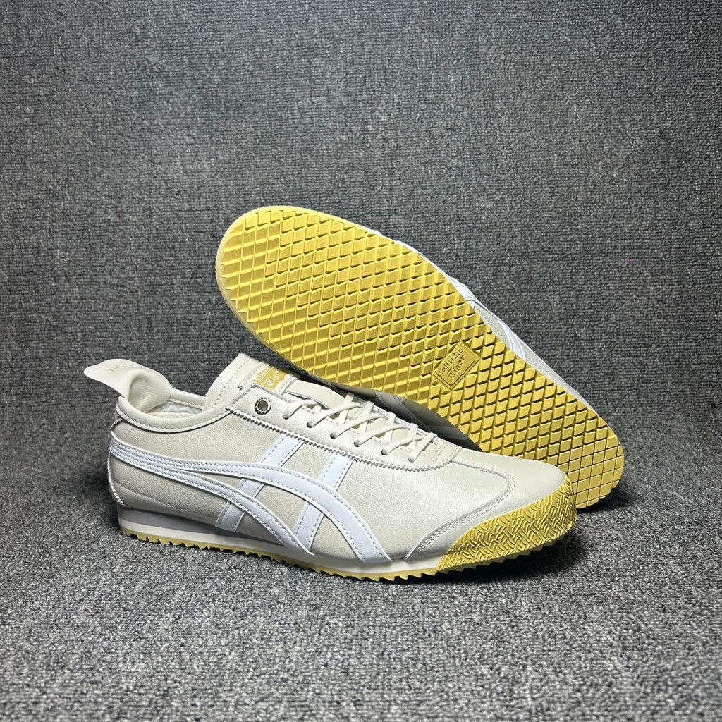 รองเท้า Onitsuka Tiger Mexico 66 SD ผลิตจากหนังสําหรับวิ่ง