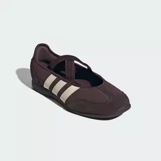 adidas ไลฟ์สไตล์ รองเท้าแมรี่เจน BARREDA ผู้หญิง สีน้ำตาล KJ2255
