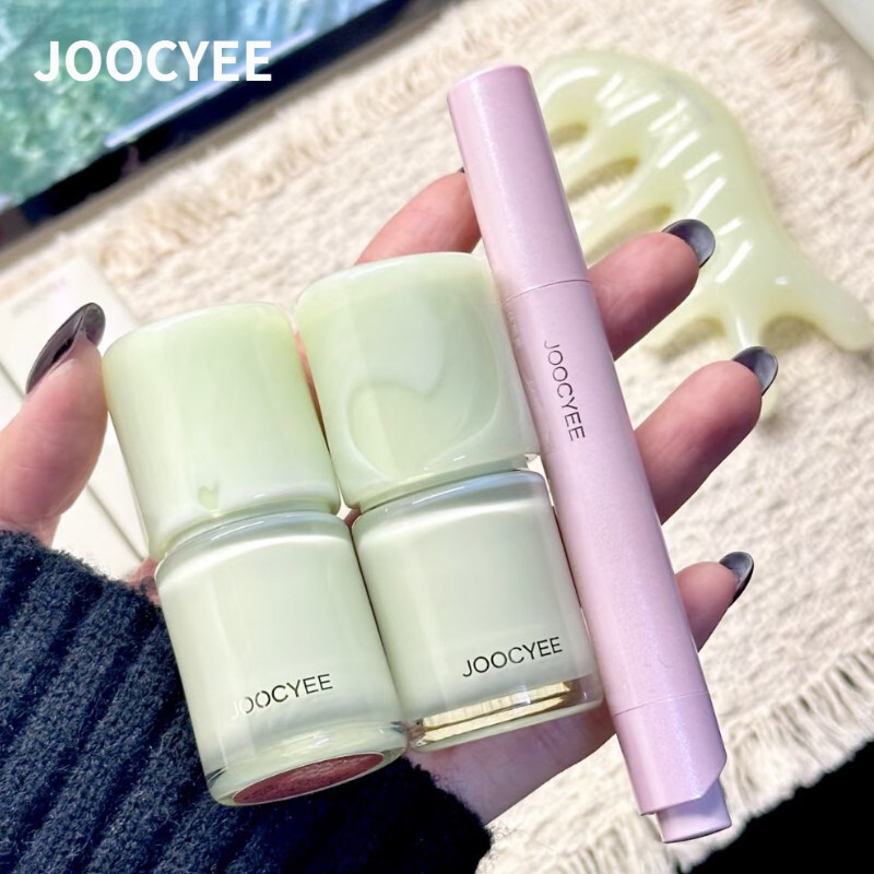 美多✨JOOCYEE Lip Glaze ครีมอเนกประสงค์ Matte Solid Lip Gloss Mirror Gloss Moisturizing