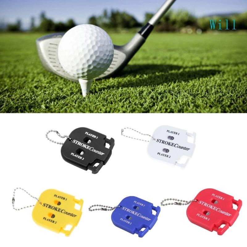 จะ 2Player Score Counter Golf Shots Counter Clickers Golf Strokes Counter Golf Score Indicator สําหร