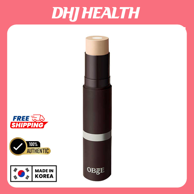 OBgE Men Natural Cover Foundation Stick SPF50 PA++++, 3-in-1 Skincare Sunscreen Concealer, Matte Nat
