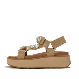 FITFLOP GEN-FF MAX ULTRA-JEWEL B/S รองเท้าแตะแบบรัดส้นผู้หญิง รุ่น A3K-923 สี BROWN