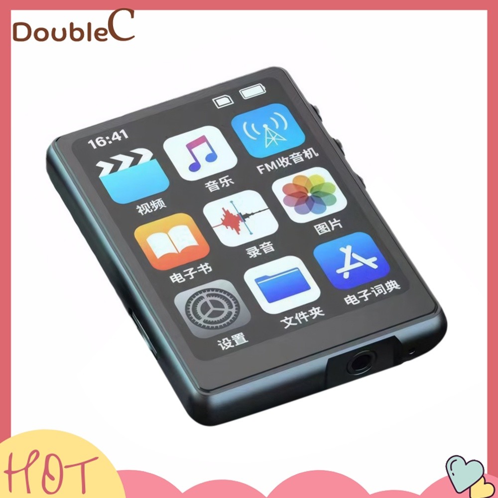 Double C .✿   เครื่องเล่น MP3 MP4 ไฮไฟ MP4 พร้อมลําโพง เครื่องเล่นเสียงที่รองรับบลูทูธ