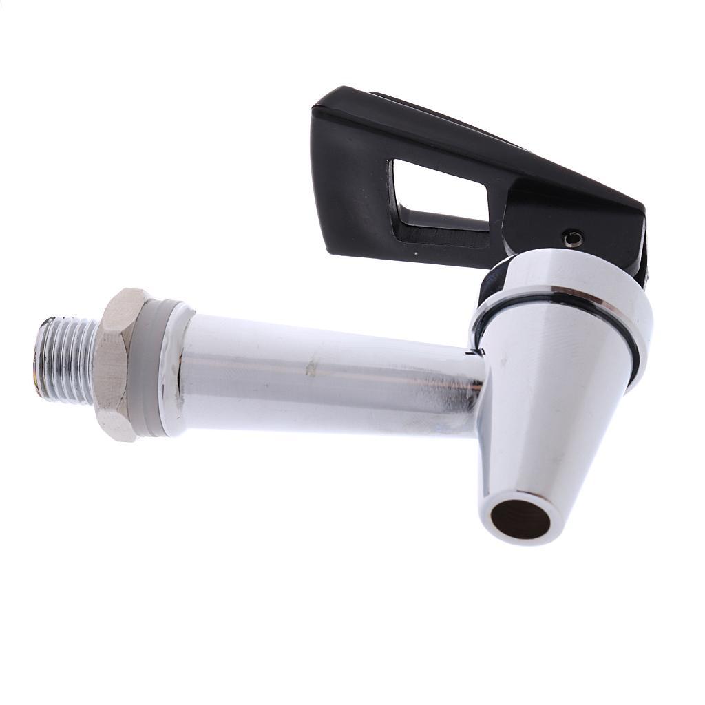 [szxflie3n] Blesiya Coffee Hot Drink Faucet กาแฟเครื่องดื่มร้อน Tap Silver 1/4 นิ้ว 12 มม. 1PC
