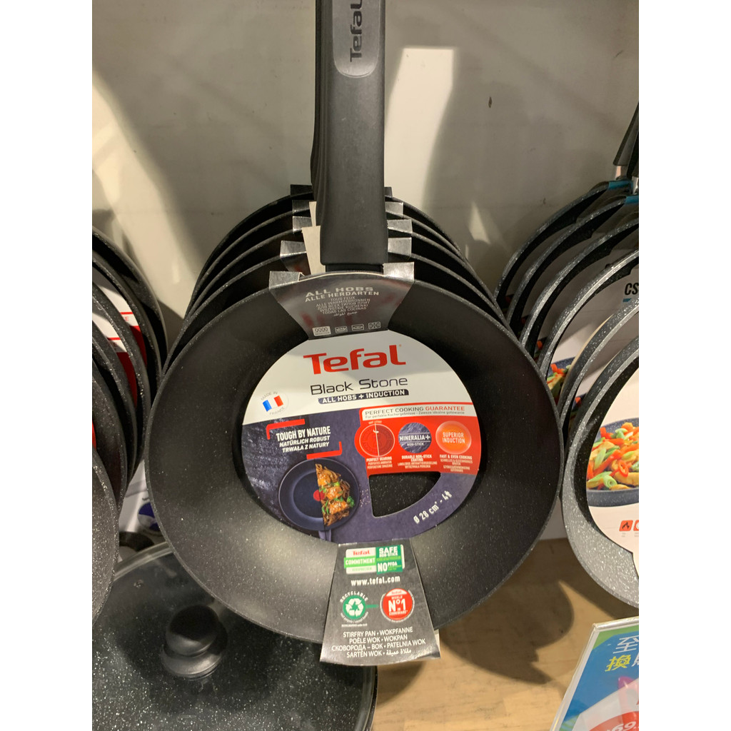 ต้นฉบับแท้นําเข้าภาษาฝรั่งเศสคํา tefal tefal 28 ซม.กระทะกระทะ 26 ซม.กระทะ 24 ซม. Non-Stick กระทะ