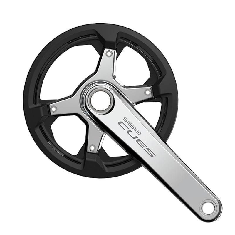 Shimano CUES Crankset FC-U6030-1 2-Piece Crankset 11/10/9-Speed 170.0 mm with Guard.