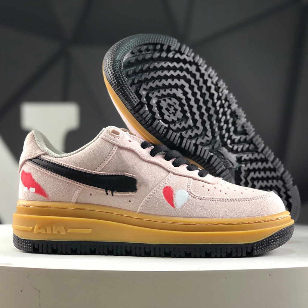 AF1 รองเท้า Worker 2.0 Air Force หนาSoled Retro น้ําหนักเบารองเท้าสเก็ตบอร์ดผู้ชายผู้หญิง All-Match 