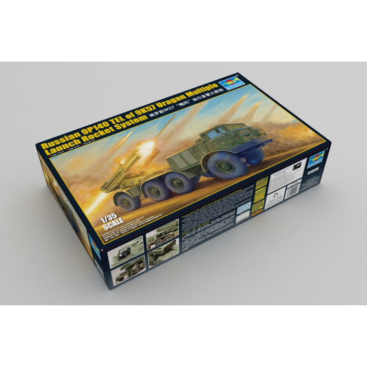 Trumpeter 01026 1/35 โซเวียต 9P140 TEL ของ 9K57 Uragan Multiple เปิดตัวชุดโมเดล Rocket