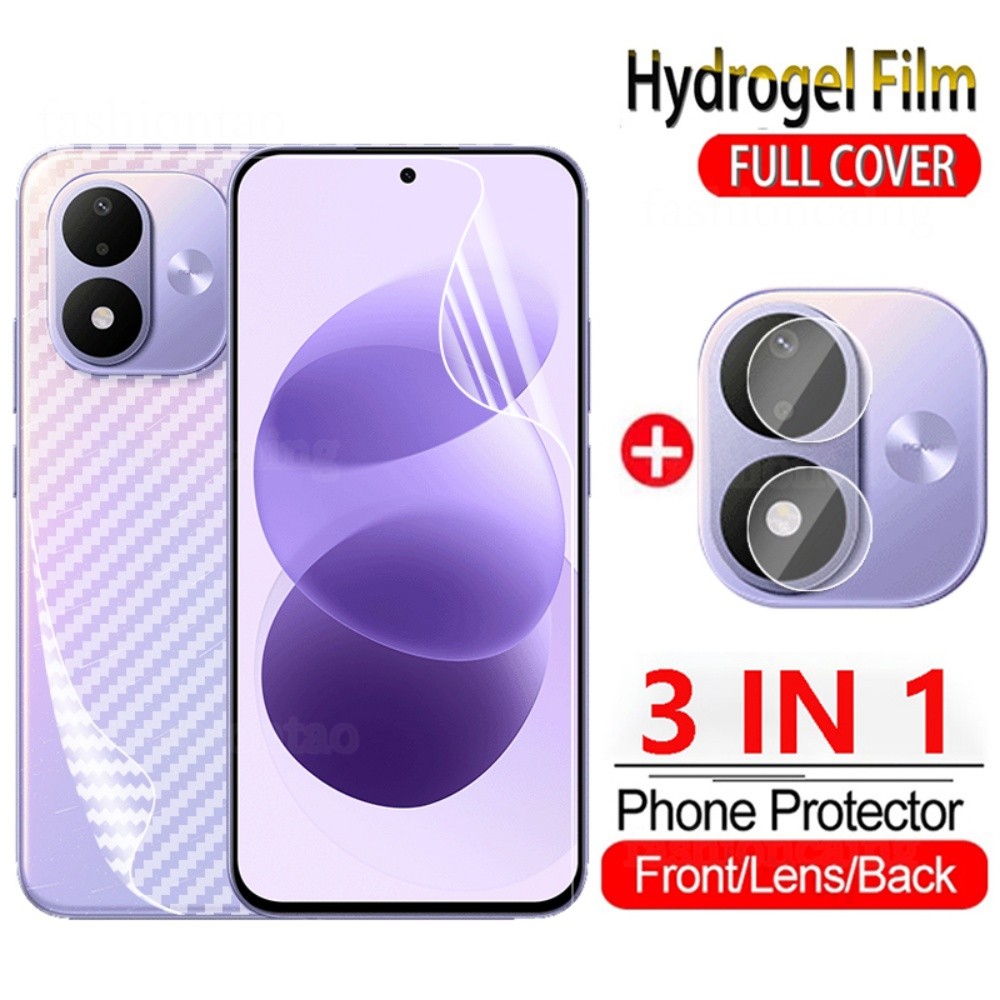 สําหรับRedmiNote17Pro 5G 3 ใน 1 HydrogelสําหรับRedmiหมายเหตุ 17 Pro Max 17Pro Max 17ProMax Note17 Pro Note17Pro 2026 ด้านหน้ากลับป้องกันหน้าจอกล้องกลับเลนส์ป้องกันฟิล์ม