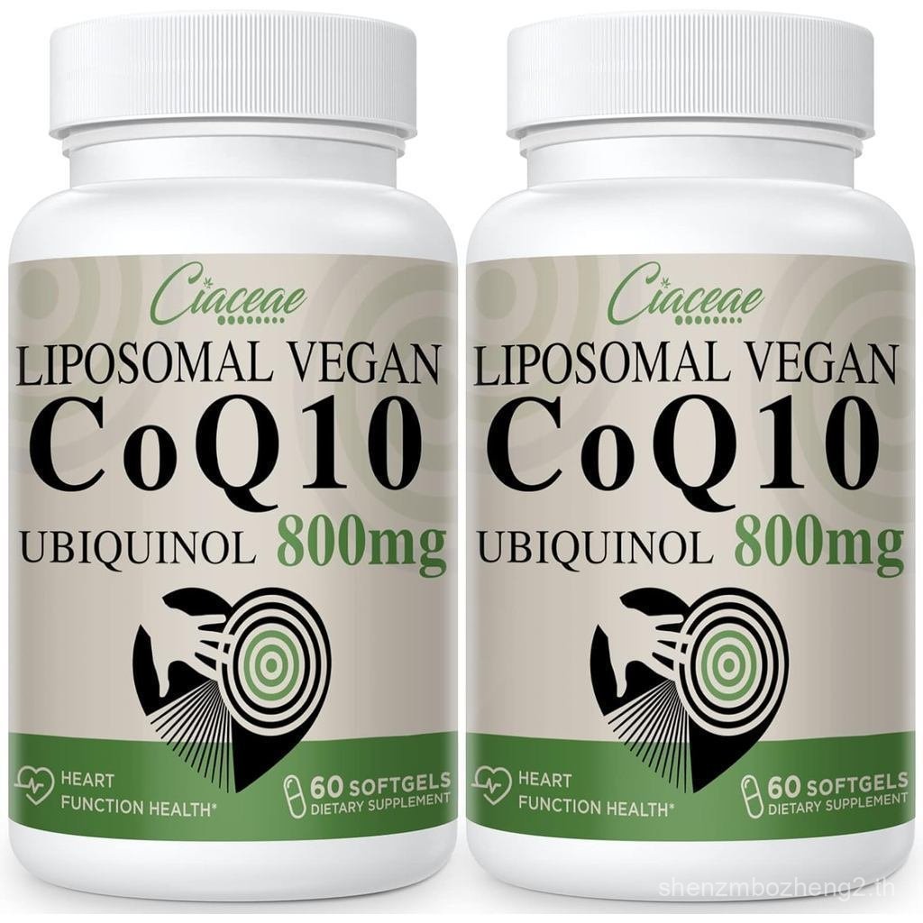 Liposomal CoQ10 800mg Ubiquinol Softgel, Max Absorption, Ubiquinol CoQ10, Ubiquinol CoQ10 ขยายสําหรั