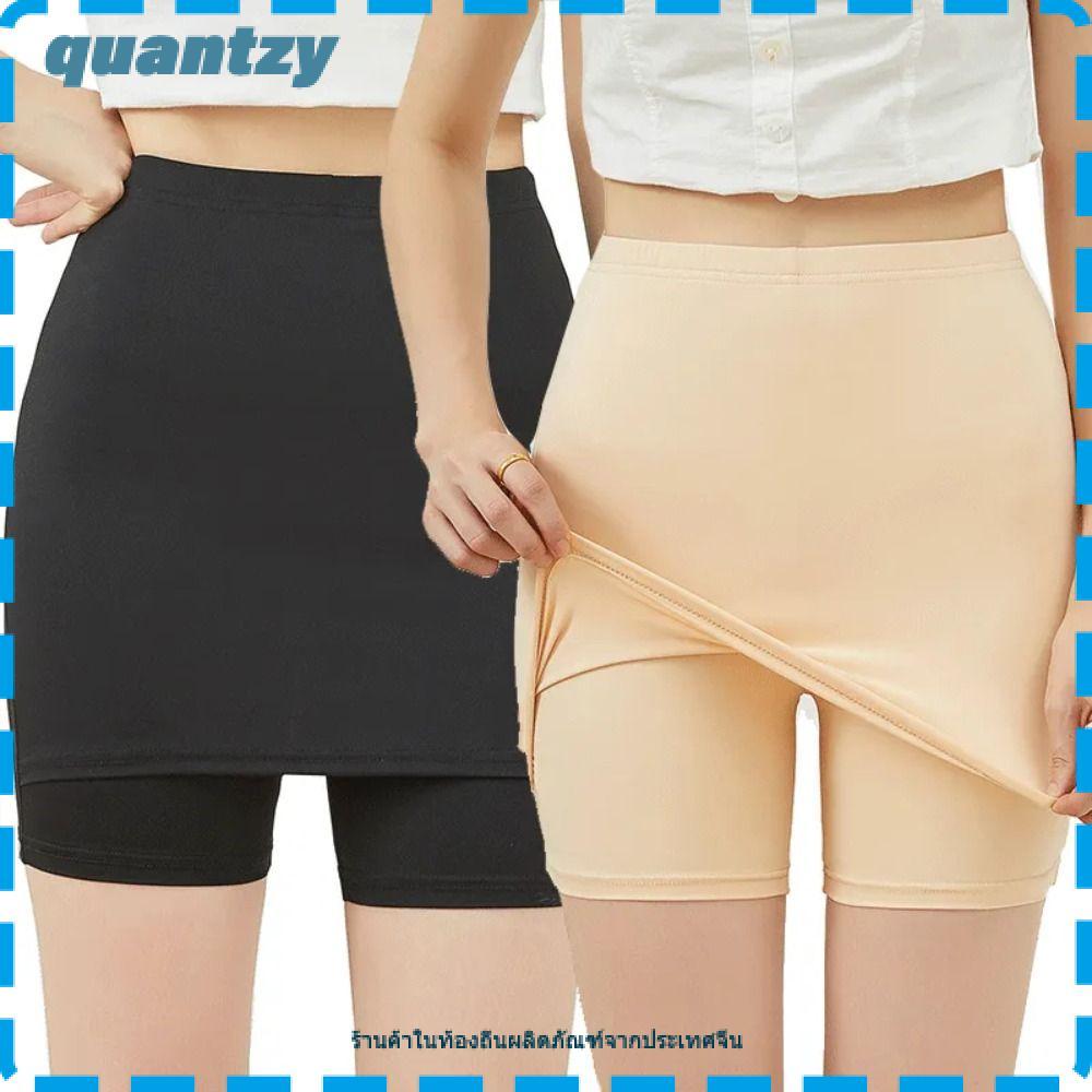 QUANTZY Safety Pants, Breathable Elastic Safety Shorts, Female Women Double Layer Shorts Women Acces
