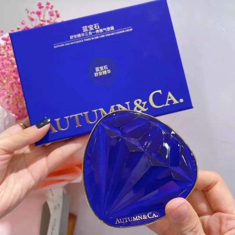 Autumn Coco Sapphire Soothing Essence Three-in-One Skin-Nourishing Cushion Cream Isolation Protectiv