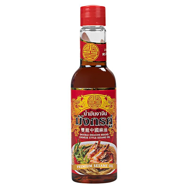 มังกรคู่น้ำมันงาจีน 100มล. Double Dragon Sesame Oil 100ml. [หมายเลขบาร์โค้ด 8858826613889 ]