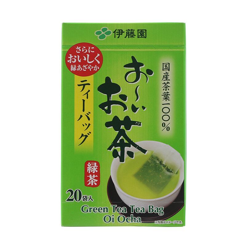 อิโตเอ็นชาเขียวญี่ปุ่น 2กรัม แพค 20ซอง Itoen Green Tea 2g. 20bags [หมายเลขบาร์โค้ด 4901085049464 ]