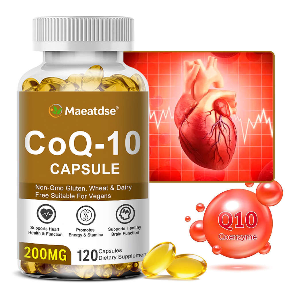 CoQ10 200mg Coenzyme Q10 Support Heart Energy Brain Health
