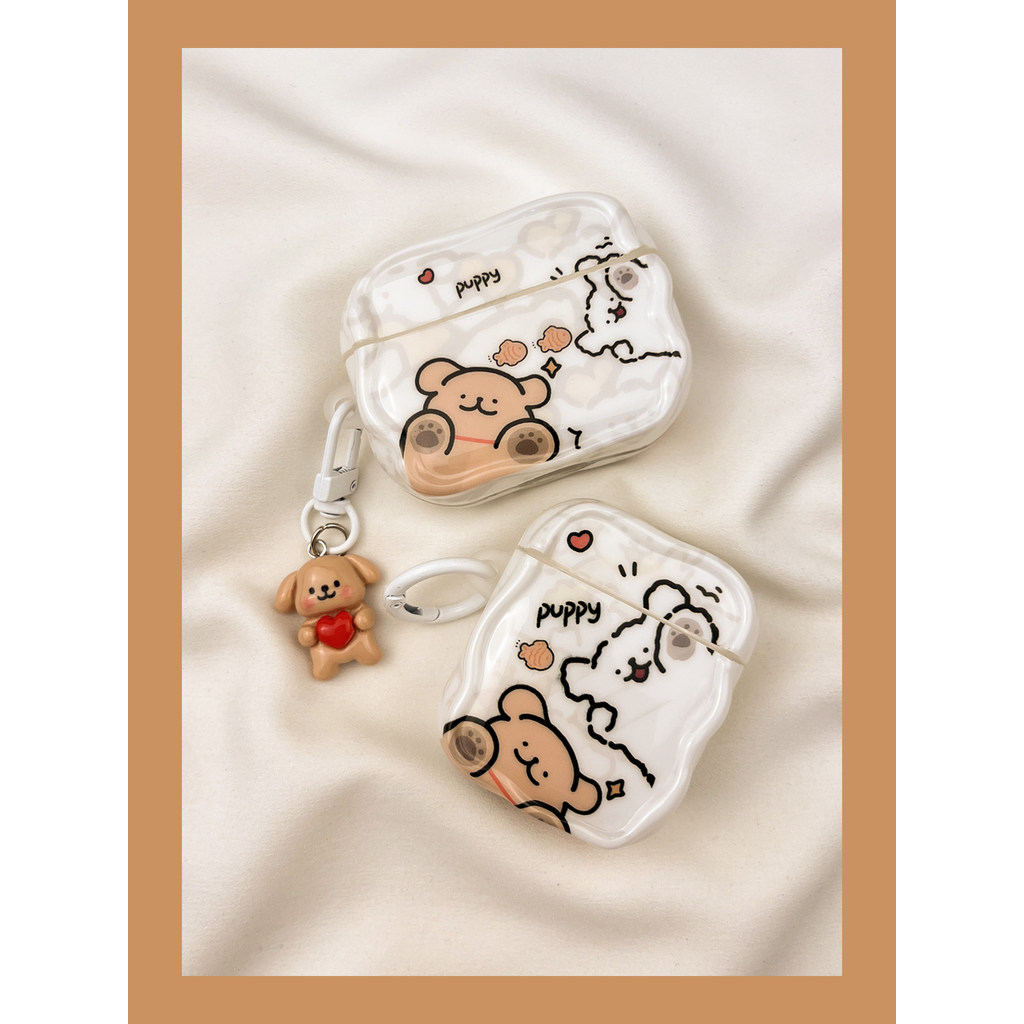 เคส airpods 4 เคส airpods pro 2 Ins สนุกการ์ตูนน่ารักลูกสุนัข airpods4 เคสป้องกัน airpod3 เหมาะสําหร