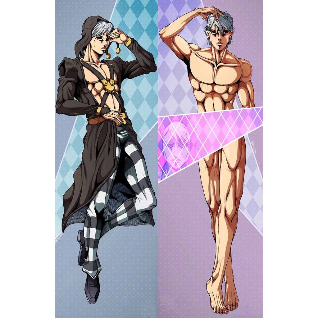 JoJos Bizarre Adventure Risotto Nero Dakimakura 2WAY กอดหมอนญี่ปุ่น Otaku หมอน