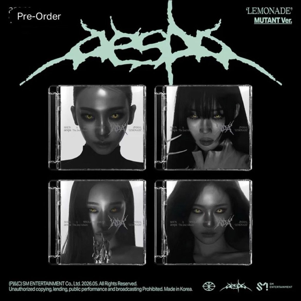 AESPA อัลบั้ม Zha aespa Regular Two MUTANT Edition ปกเดี่ยวใหม่เอี่ยมยังไม่ได้เปิด