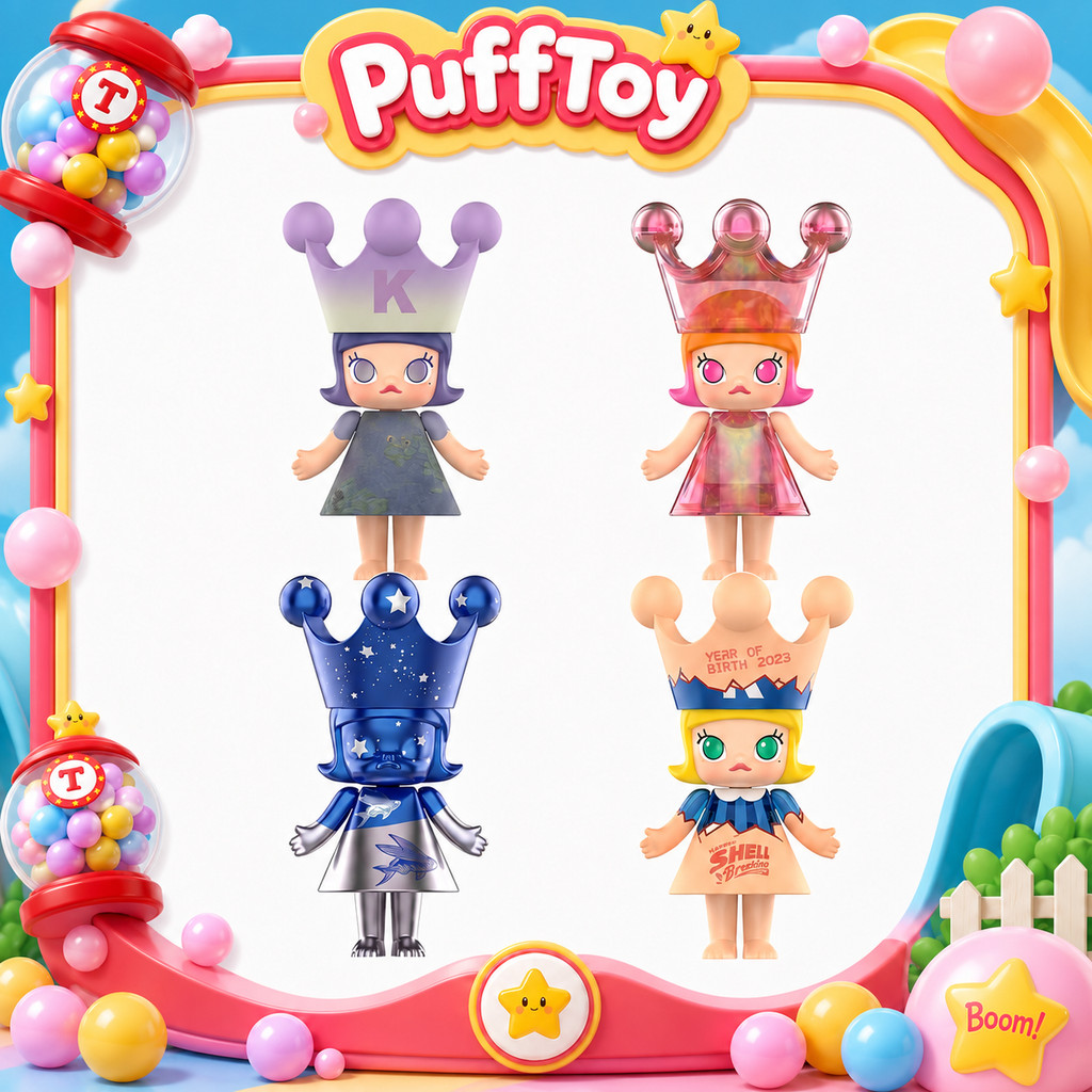 [Secret] POPMART MEGA ROYAL MOLLY 100% Anniversary Series 1 Mystery Box Gift Toy Figure