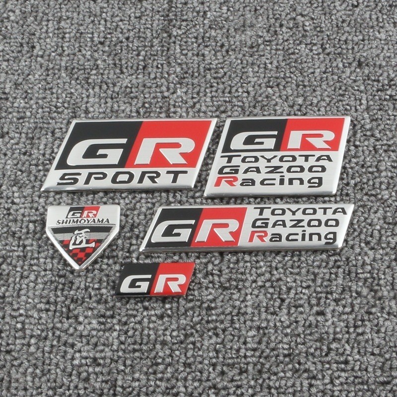 สติ๊กเกอร์ตกแต่ง车尾 พวงมาลัย และด้านข้าง สําหรับ Toyota GR86/86/锐志 พร้อมโลโก้ GR
