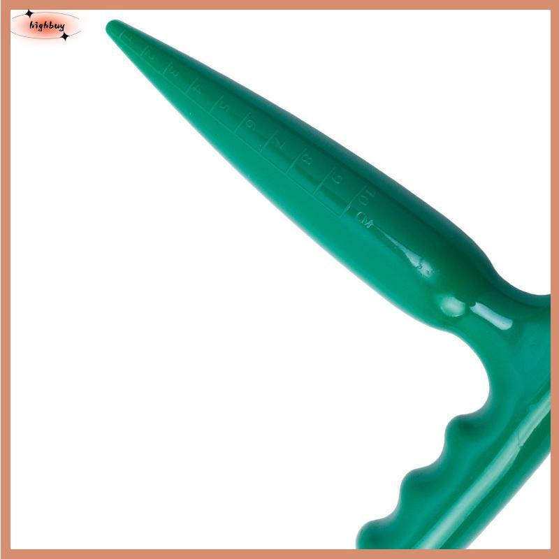 XBK 1PC Handheld Clear Scale Garden Hole Puncher การออกแบบที่มีน้ําหนักเบาสําหรับการปลูกดอกไม้ที่แม่