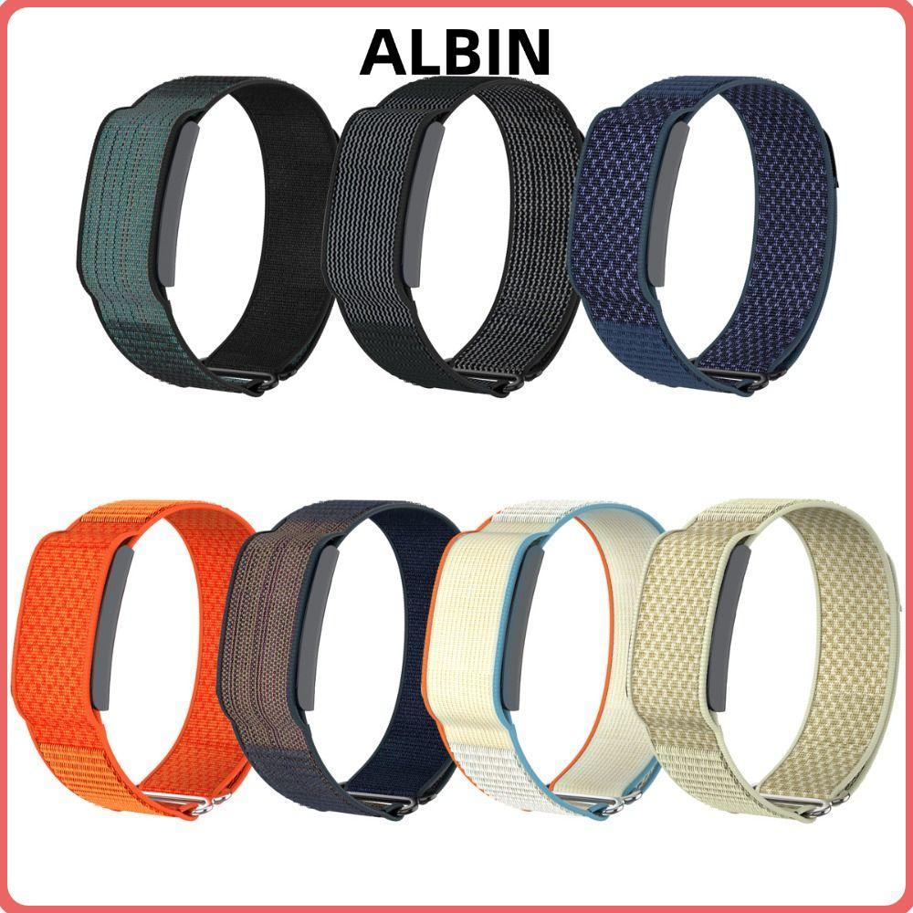 ALBIN Sport Band, สายรัดไนลอนฟิตเนส Tracker, การออกแบบห่วง 22 มม.Breathable Bicep Band สําหรับ Amazf