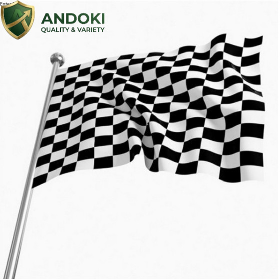 ธงหมากรุก แข่ง เรชซิ่ง racing flag ขนาด 150x90cm ธงสนามแข่งรถ