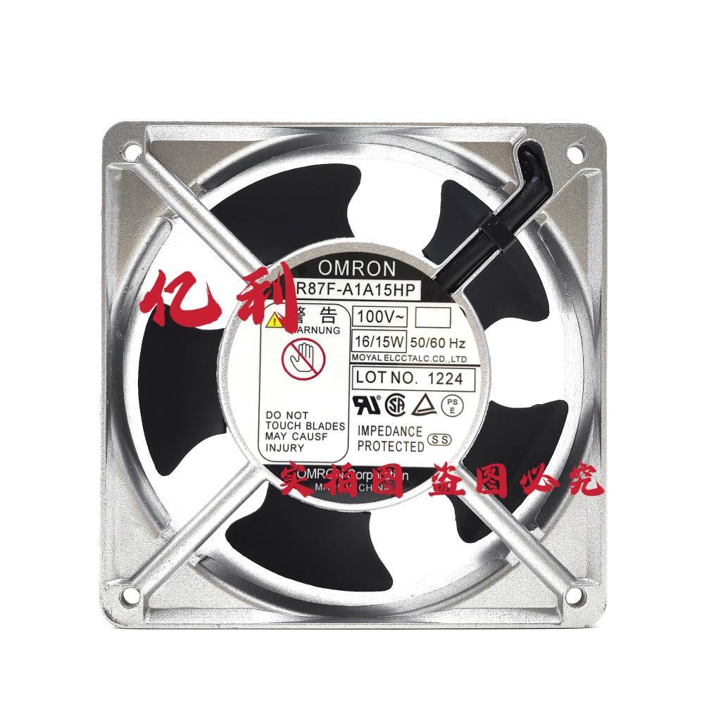 OMRON/OMRON 12038 12CM R87F-A1A15HP 100V พัดลมอลูมิเนียมกรอบ AC