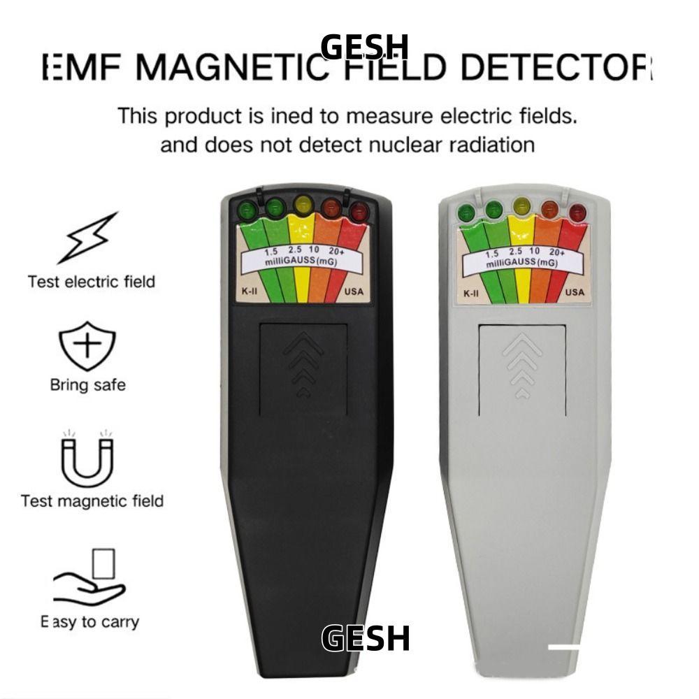 GESH Magnetic Field Detector, EMF Detection Universal EMF Meter, แบบพกพา Professional ความไวสูง Para