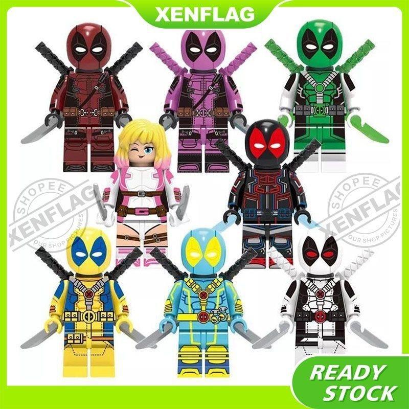เข้ากันได้กับ Lego Superhero Gwen-Men Genesis ประกอบบล็อกตัวต่อ Minifigure ของเล่น cfbg902