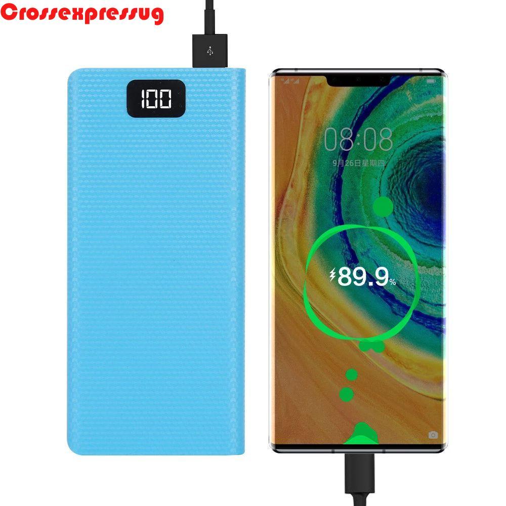 กระแสน้ําวน Battery Charger Box Mobile Phone Charger DIY 8x18650 Battery Charger Box Battery Box LCD